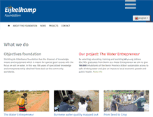 Tablet Screenshot of eijkelkampfoundation.com